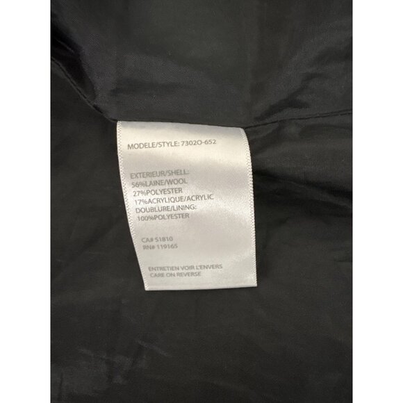 Tribal Wool Blend Black and Leopard Ombre Button-Up Coat Size 2 - Picture 12 of 13